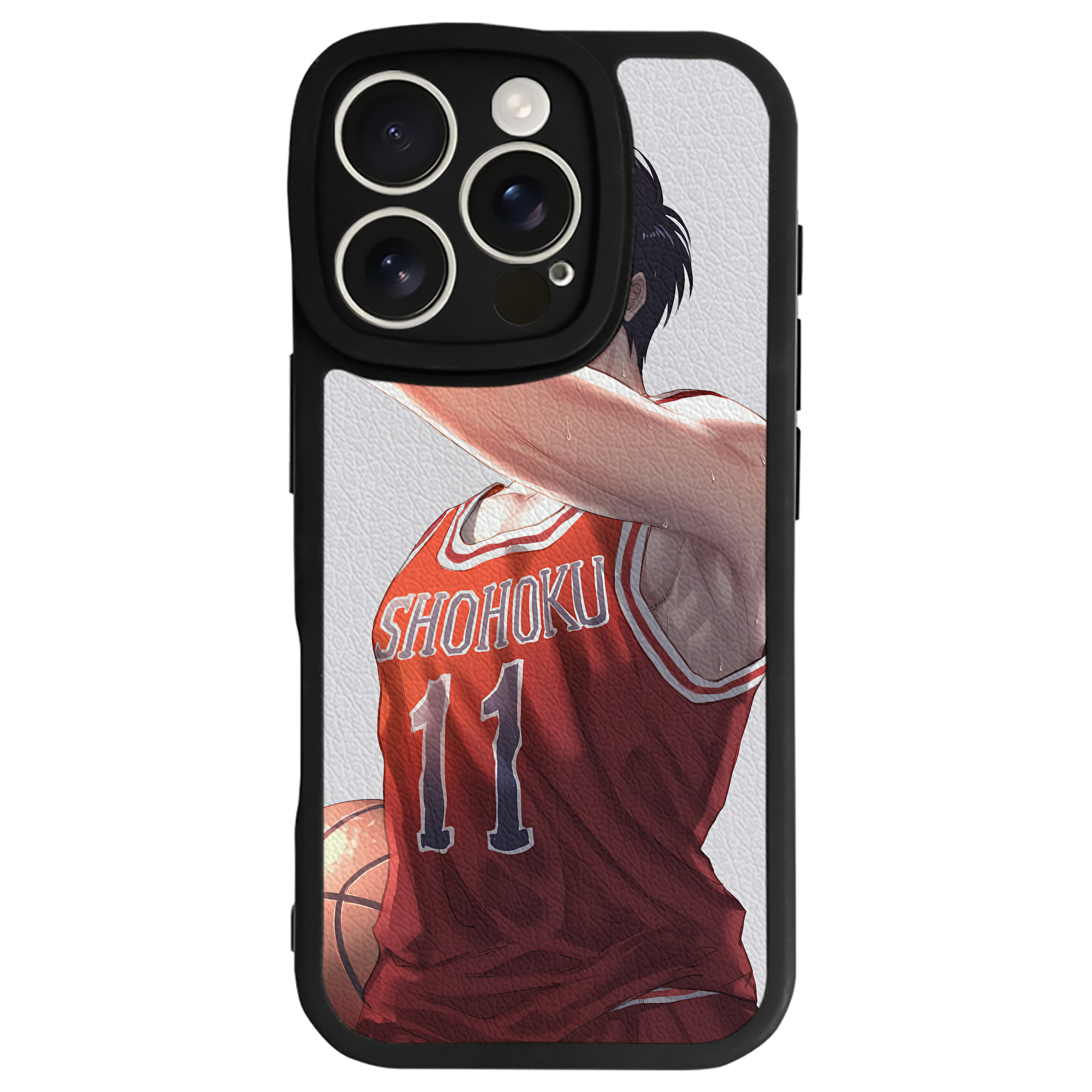 （画像用） SLAM DUNK／スラムダンク 【iPhone 16シリーズ対応】シリコンスマホケース（レザー調） 材質：シリコン